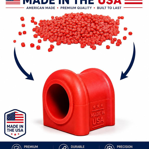 Suspension Dudes CODE RED Sway Bar Stabilizer Bushing Kit FITS Ram, Wrangler, Durango