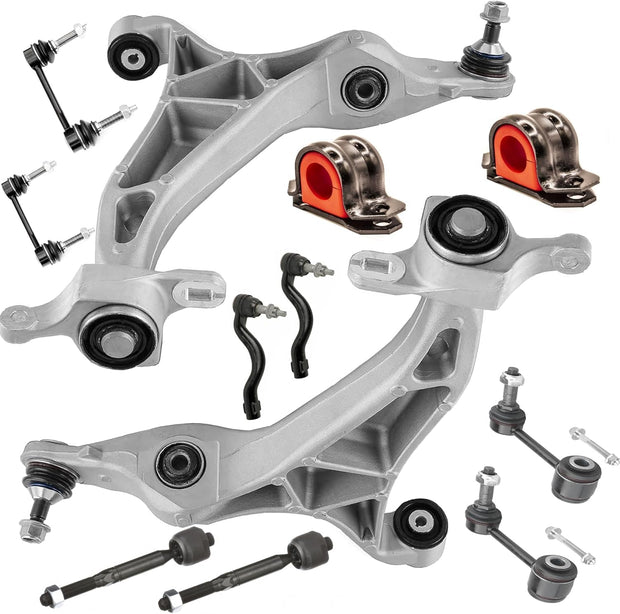 Suspension Dudes 14 PC Control Arm Front/Rear Inner/Outer Suspension Kit FITS Grand Cherokee 2016-2022, Durango 2016-2022, W/O Performance Suspension RK623377 RK623378 EV801494