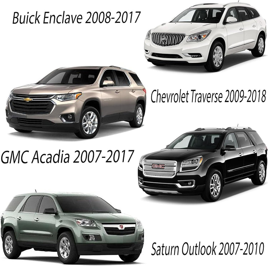 4PC OEM Front Sway Bar Bracket Kit + Front Bushing Kit FITS GMC Acadia Chevy Traverse 2007-2017, Enclave '08-'17, Saturn Outlook 2007-2010, Bushings Designed And Manufactured USA 15223561, 928-512