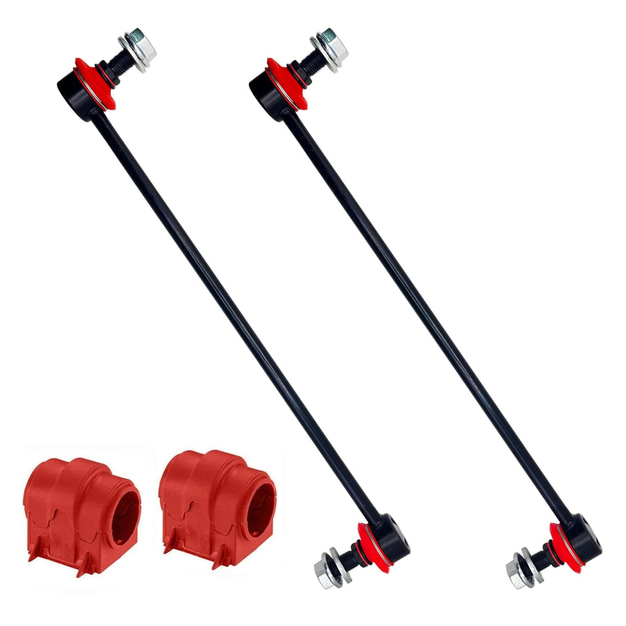 4PC Front Sway Bar Links + Bushings FITS 2011-2019 Ford Explorer 2013-2019 Police Interceptor Utility