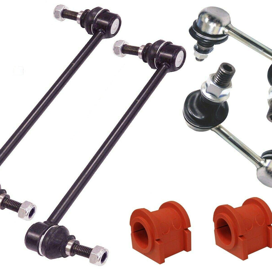 6PC Front and Rear Sway Bar Links + Front Bushings FITS Dodge Caliber Jeep Patriot 2007-2009