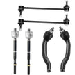 Suspension Dudes 6 PC Front Suspension Sway Bar Stabilizer Link Kit + Inner/Outer Tie Rod End Kit FITS Nissan Sentra 2013-2019, Leaf 2018-2019, NV200 2013-2019, ES800965 ES800966 EV800951 K750719