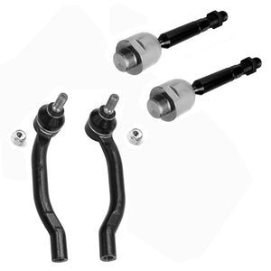 4 PC Inner/Outer Tie Rod End Kit FITS Acura ILX 2013-2021, Honda Civic 2012-2015, EV800906 ES800912 ES800913