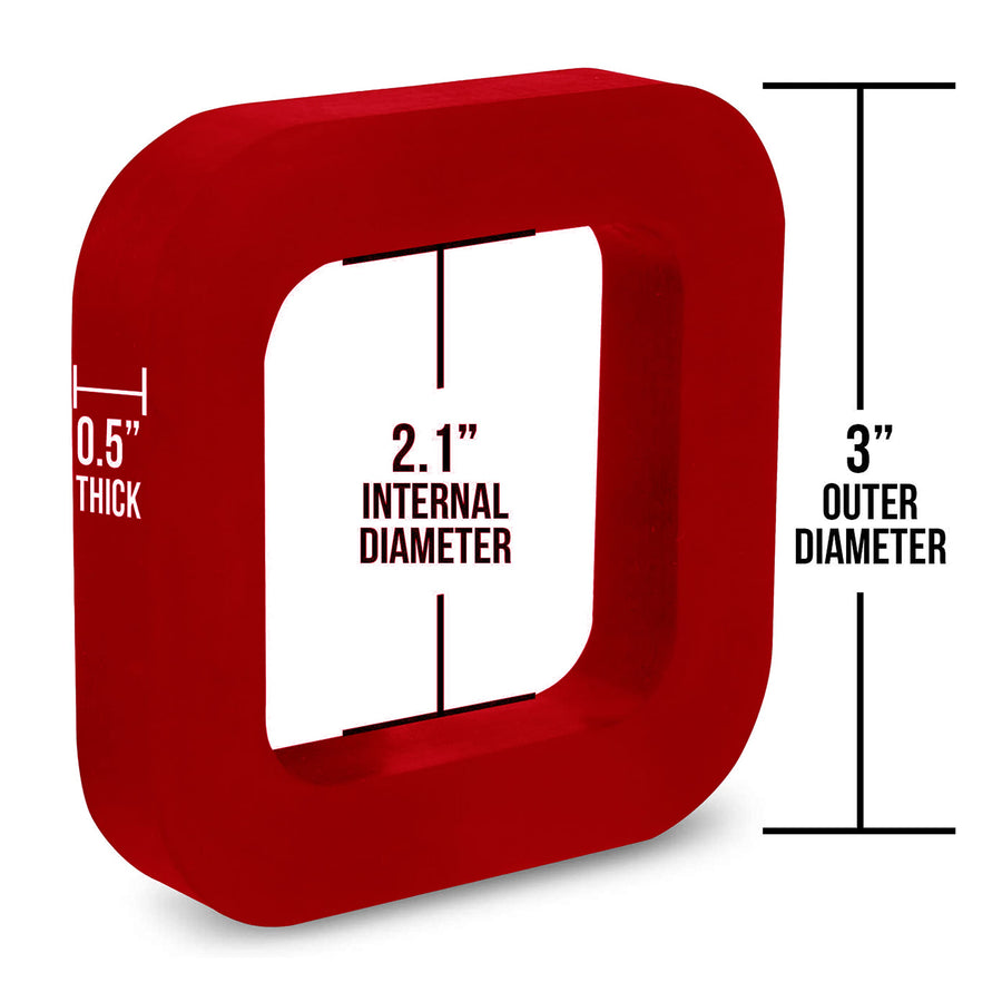 Rubber Furniture Caster Cups, Furniture Coasters Anti-Sliding Floor Grip for Office Chairs with Wheels Made in The USA