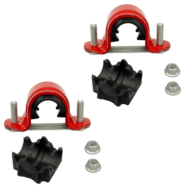 Suspension Dudes 4 PC Front Stabilizer Sway Bar CODE RED EXTREME OEM Bracket/Bushing Kit FITS F-150 2009-2014, K200846 Bushings Made In USA