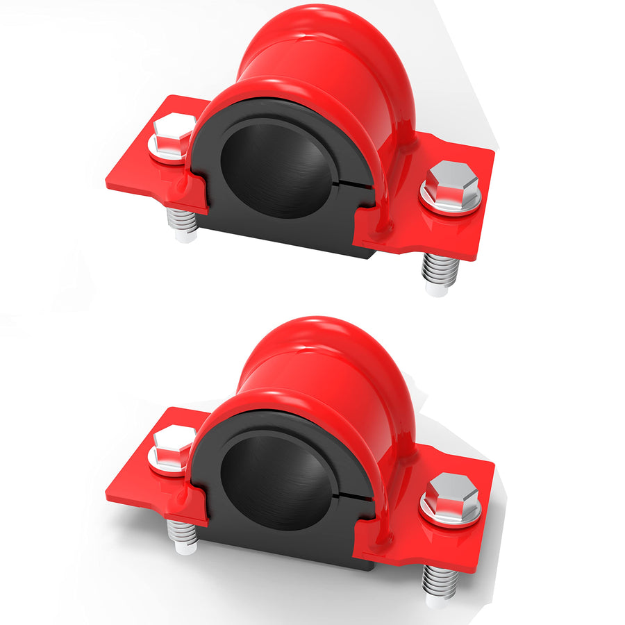 6 PC Front Sway Bar Link Kit + Front CODE RED EXTREME Bracket/Bushing Kit FITS Explorer, Explorer Sport Trac 4WD, Mountaineer, Ranger, Bushing Made In USA K7275 K700542