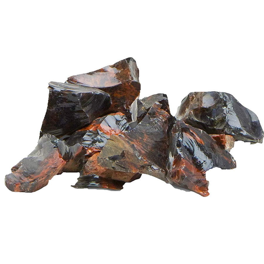 2 Pounds of Mahogany Obsidian Rocks