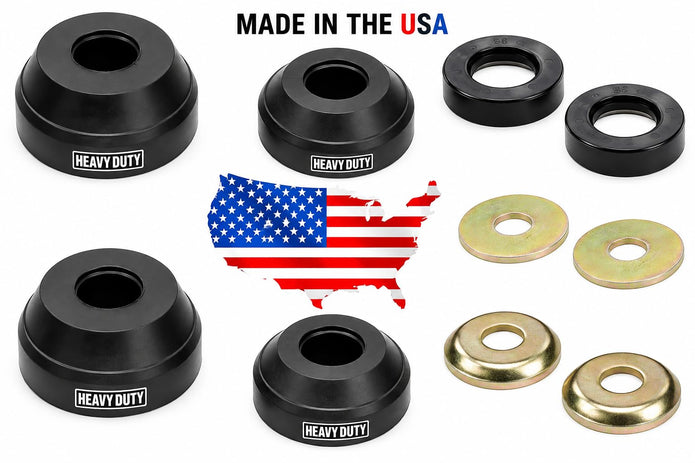 Heavy Duty Fleet Addition Front Suspension Radius Arm Bushing Kit (pair) for Bronco Ranger FORD F150 F250 F350 Explorer, Mazda B2300 B3000 B4000 Navajo