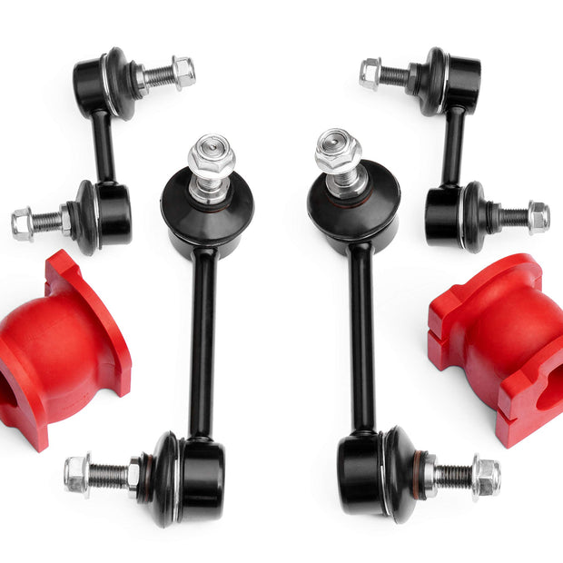 6PC Front/Rear Stabilizer Sway Bar Links + Front Bushings FITS Acura TL 2004-2006, Honda Accord 2003-2007, K90660 K90661 K90342 K90343 K201619