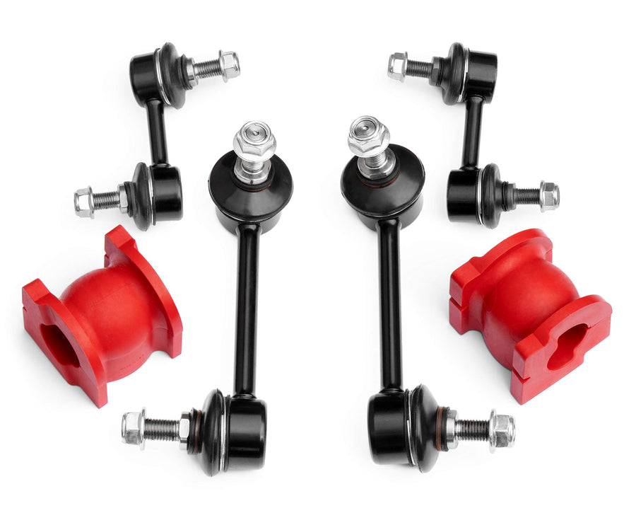 6PC Front/Rear Stabilizer Sway Bar Links + Front Bushings FITS Acura TL 2004-2006, Honda Accord 2003-2007, K90660 K90661 K90342 K90343 K201619