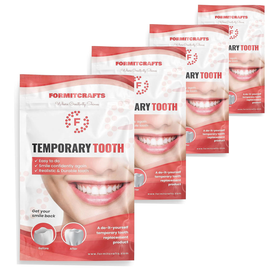 Thermoplastic Beads for Teeth Repair– for DIY Tooth Filling – Moldable Thermal Beads for Teeth Repair – Ideal for Chipped, Cracked Teeth – Realistic and Durable