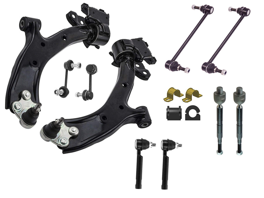14PC Front Lower Control Arm Suspension Kit FITS 2007-2011 Honda CR-V (Japan Built Models)