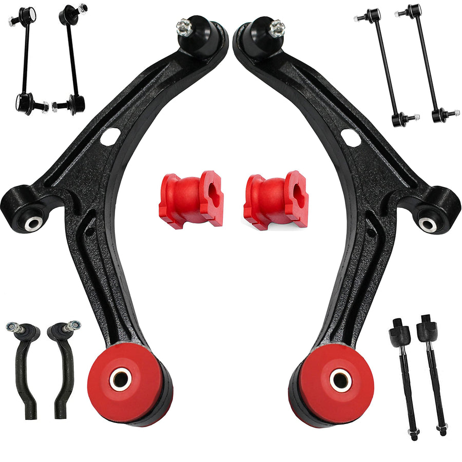 14PC Complete Front Rear Suspension Kit with Control Arm For Acura MDX Honda Pilot Suspension Kit