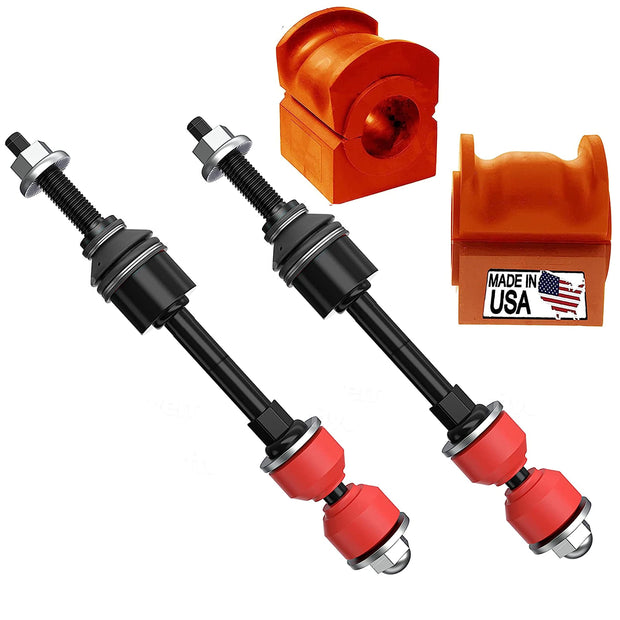 Suspension Dudes 4PC Front Sway Bar Links + Made in USA Bushings FITS Ford 2WD F-150 2005-2008 K80337