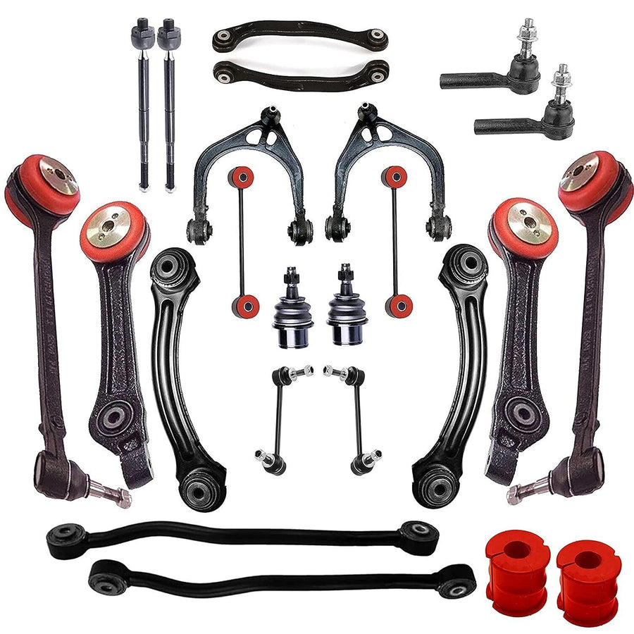 24PC Suspension Control Arm Kit FITS Dodge Charger Challenger Magnum Chrysler 300 RWD 2005-2010 RK620177 RK620178