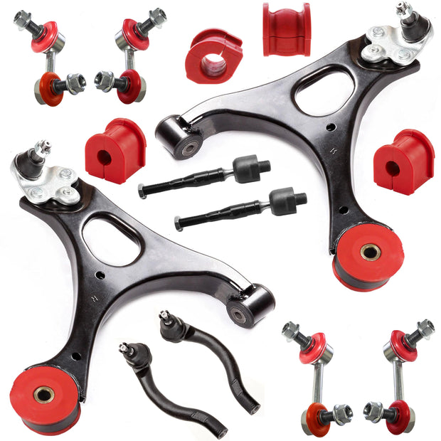16PC Complete Control arm Suspension Kit FITS 2006-2011 Honda Civic excludes Si Models