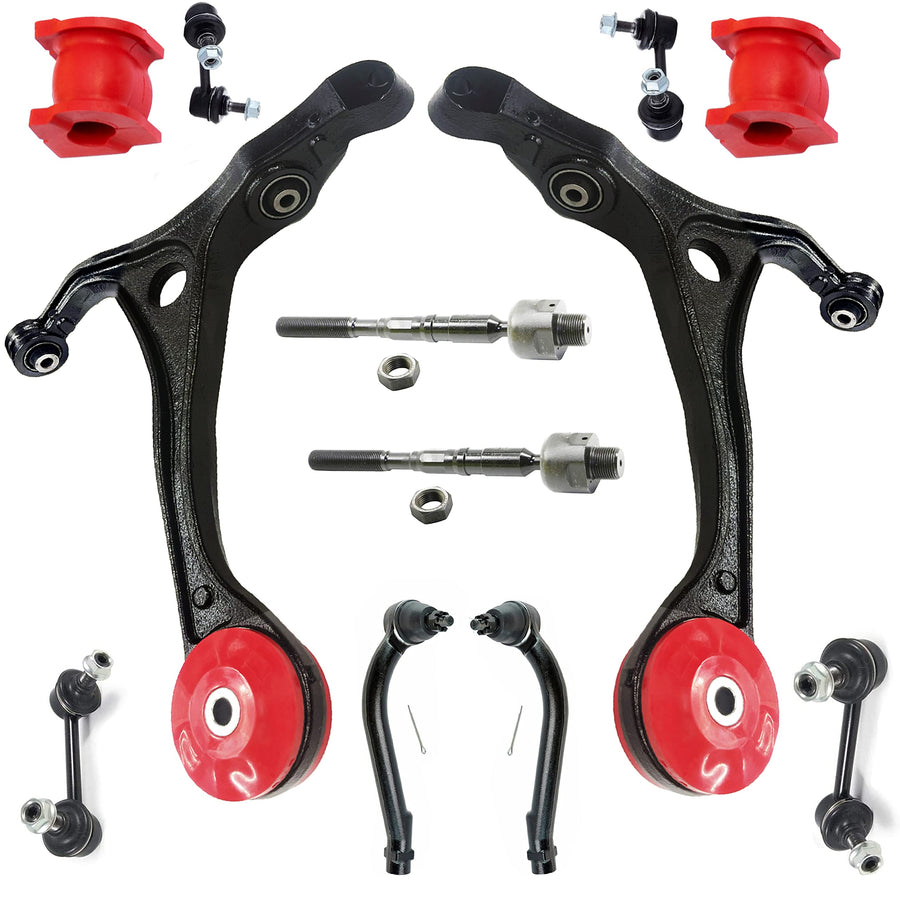 12PC Front Lower Control Arm Kit for 2004-2006 Acura TL