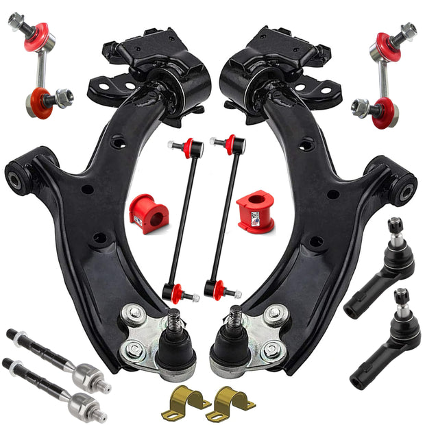 14PC Front Lower Control Arm Suspension Kit FITS 2007-2011 Honda CR-V (Japan Built Models)