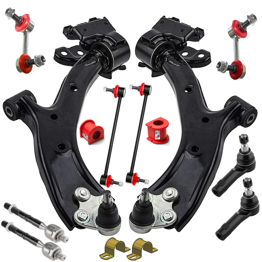 14PC Front Lower Control Arm Suspension Kit FITS 2007-2011 Honda CR-V (Japan Built Models)