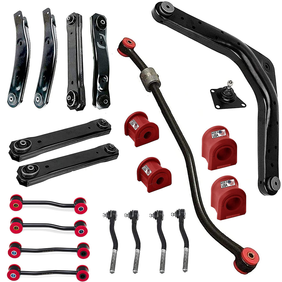 Front/Rear Suspension Kit with Track Bar for 1999-2004 Jeep Grand Cherokee