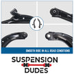 PAIR Front Right/Left Lower Control Arm Kit FITS Cube 2009-2014, Versa 2007-2012, RK620566 RK620567