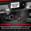 Suspension Dudes 2-inch Hitch Receiver Silencer Pad Reduces Rattle and Noise, Provides Cushion Between Hitch Receiver and Tow Hitches, Made in USA