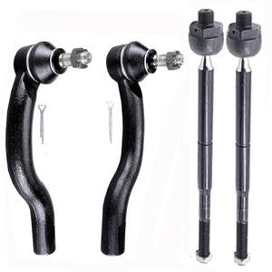 4 PC Inner/Outer Tie Rod End Kit FITS RAV4 2006-2018, ES800053 ES800054 EV800328