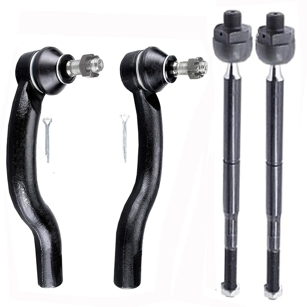 4 PC Inner/Outer Tie Rod End Kit FITS RAV4 2006-2018, ES800053 ES800054 EV800328