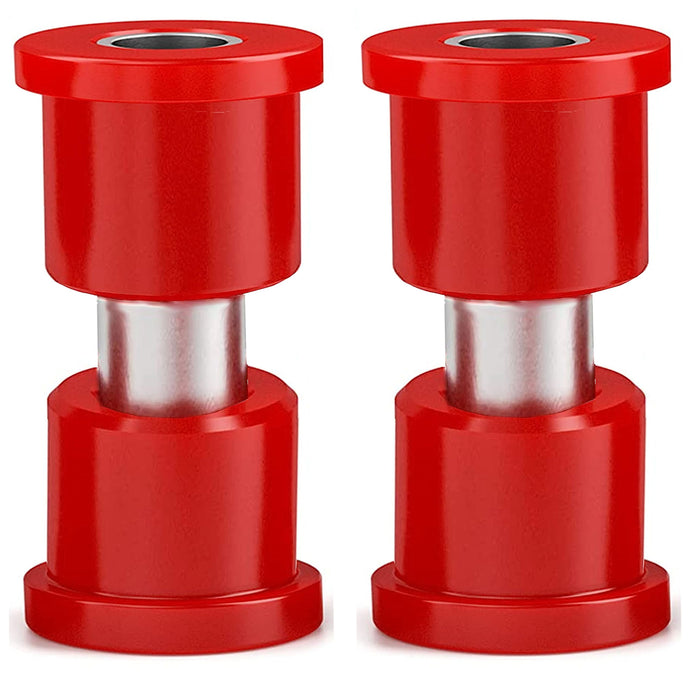 Suspension Dudes PAIR Front/Rear Frame Shackle Bushing Kit FITS Wrangler 1987-1995, CODE RED Bushings Made In USA SB376 52002552
