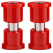 Suspension Dudes PAIR Front/Rear Frame Shackle Bushing Kit FITS Wrangler 1987-1995, CODE RED Bushings Made In USA SB376 52002552