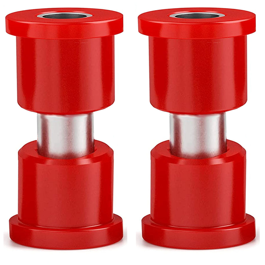 Suspension Dudes PAIR Front/Rear Frame Shackle Bushing Kit FITS Wrangler 1987-1995, CODE RED Bushings Made In USA SB376 52002552