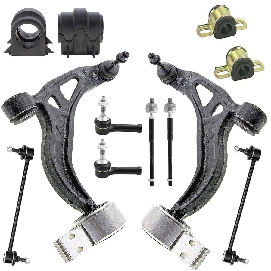12PC Front Lower Control Arm Suspension Kit FITS 2011-2017 Ford Explorer