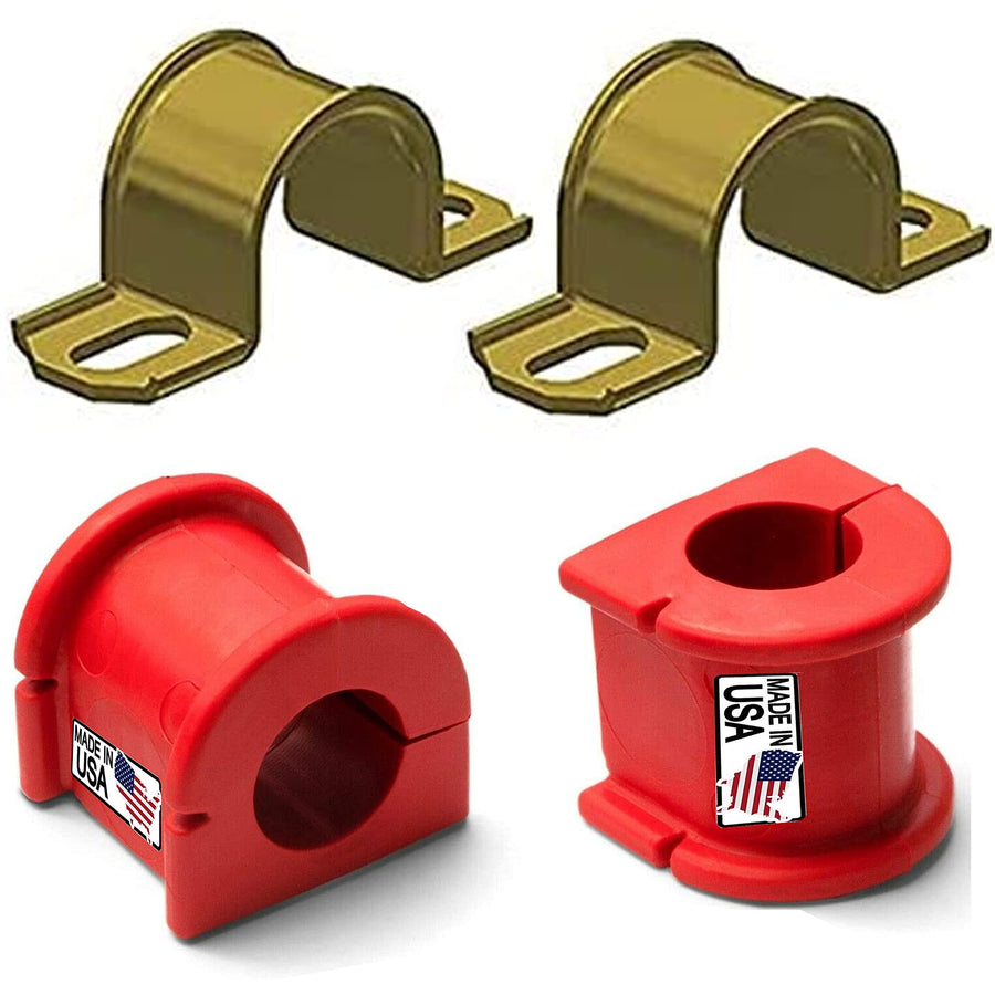 4 PC Front Sway Bar Bracket + Bushing Kit FITS Toyota Avalon 1997-2004, Camry 1997-2001, Solara 1999-2003, Bushings Designed And Manufactured In The USA K90025