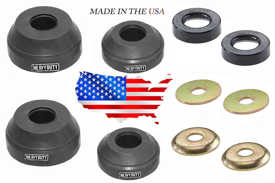 Heavy Duty Fleet Addition Front Suspension Radius Arm Bushing Kit (pair) for Bronco Ranger FORD F150 F250 F350 Explorer, Mazda B2300 B3000 B4000 Navajo