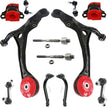 Suspension Dudes 14PC Front Lower CODE RED Control Arm Kit for 2004-2006 TL, K641543 K641544 Bushings Made In USA