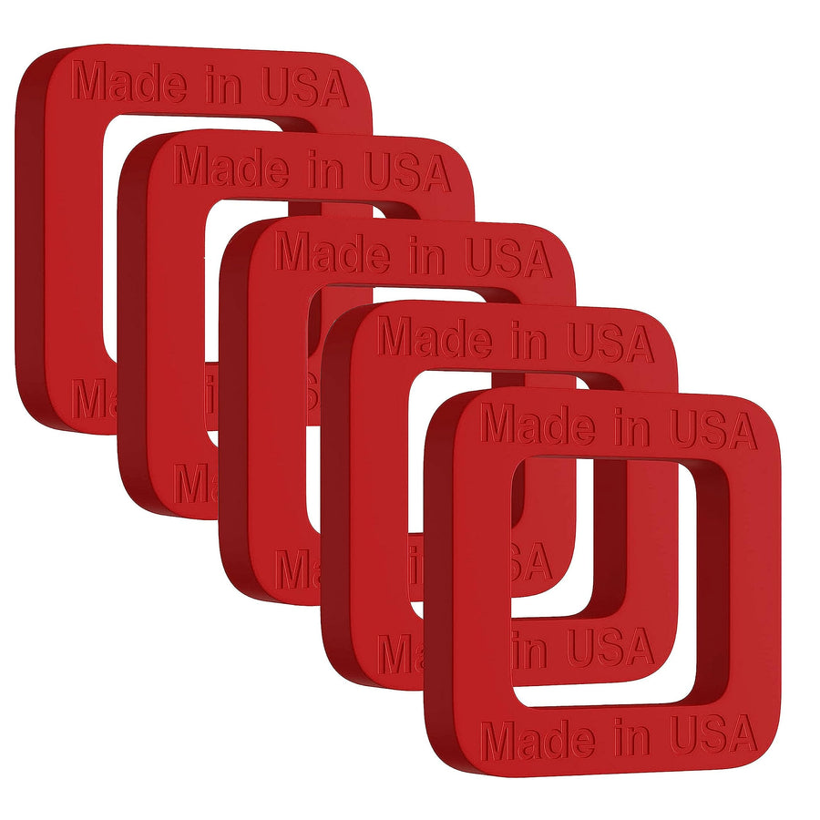 Rubber Furniture Caster Cups, Furniture Coasters Anti-Sliding Floor Grip for Office Chairs with Wheels Made in The USA