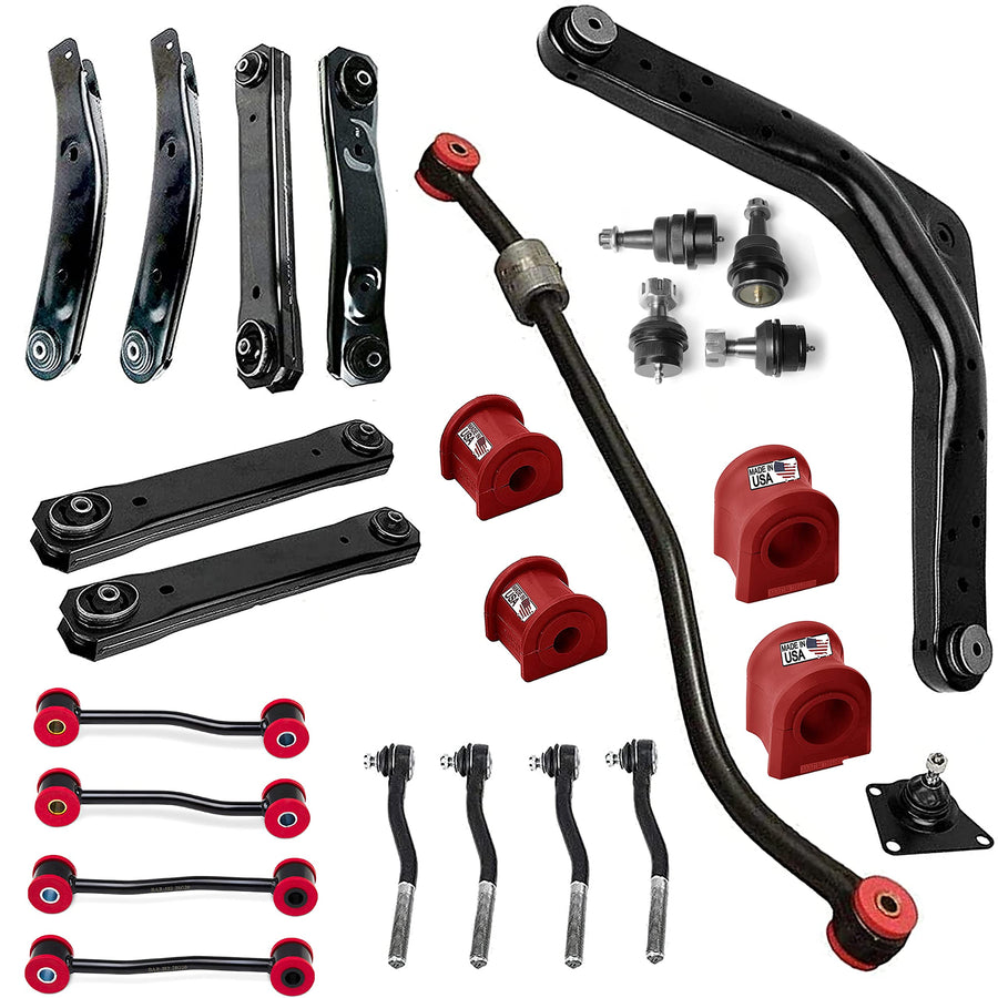 Front/Rear Suspension Kit with Track Bar for 1999-2004 Jeep Grand Cherokee