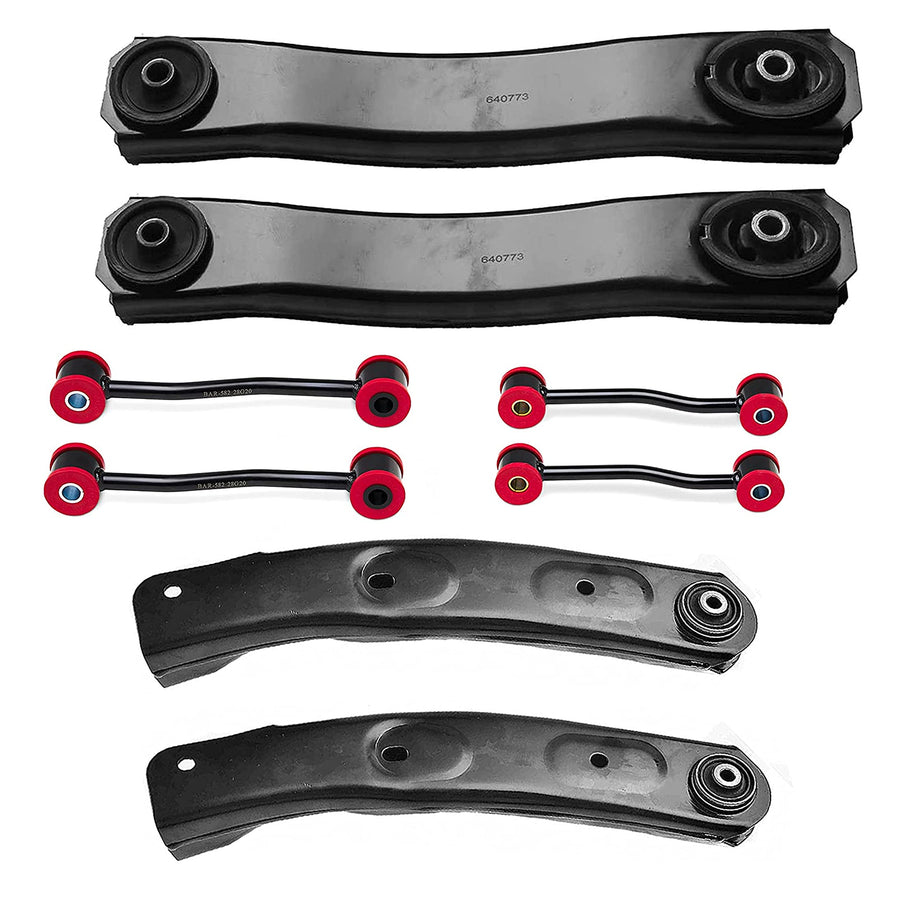 8Pcs Front Lower Control Arm K640797 K640773 And Sway Bar links Compatible with 1999 2000 2001 2002 2003 2004 Grand Cherokee