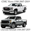 4PC Front sway bar link and Bushing For GMC Sierra 1500 2007-2019 And Chevrolet Silverado 1500 2007-2019