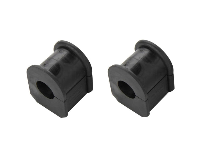 Pair of red CODE RED front sway bar stabilizer bushings K200883 for 2008-2016 Ford F-350 Super Duty