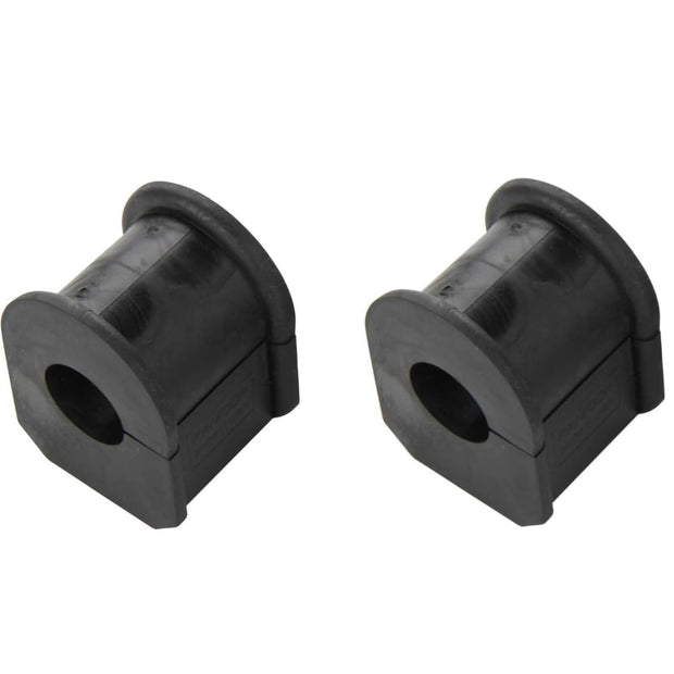 Pair of red CODE RED front sway bar stabilizer bushings K200883 for 2008-2016 Ford F-350 Super Duty