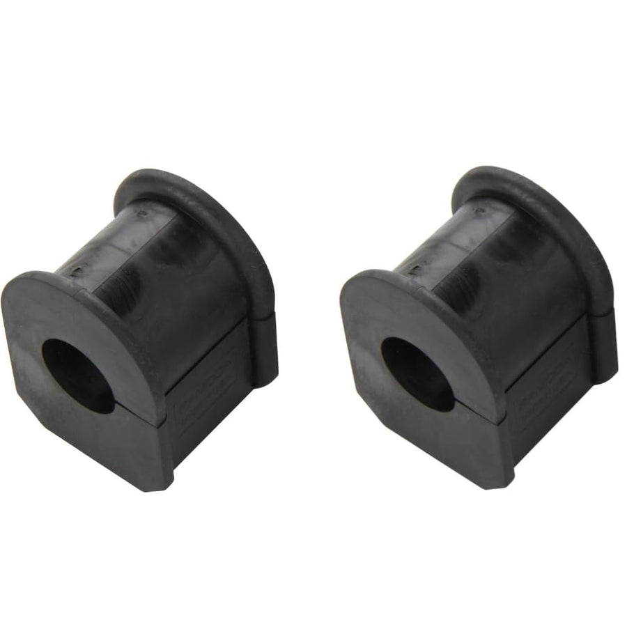 Pair of red CODE RED front sway bar stabilizer bushings K200883 for 2008-2016 Ford F-350 Super Duty