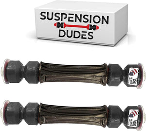 Pair of K700538 K700432 front sway bar stabilizer links for 2007-2020 Chevy Silverado and GMC Sierra.