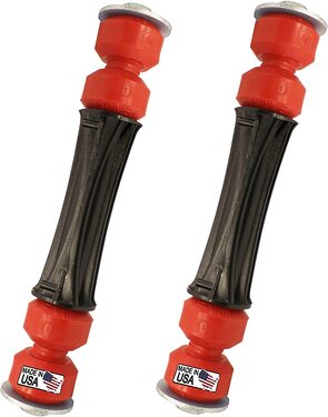 K700538 K700432 Front Sway Bar Link Kit (Pair) - Fits Silverado, Sierra, Tahoe, Yukon, Escalade | CODE RED USA Made Bushings | Dacromet Plating