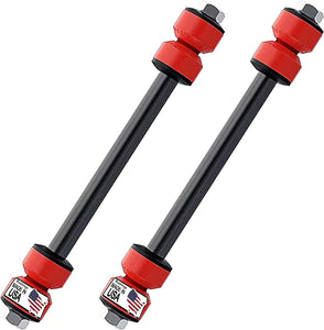 Pair of K700542 K7275 front sway bar stabilizer links with black zinc coating for Ford Ranger and Ram 1500.