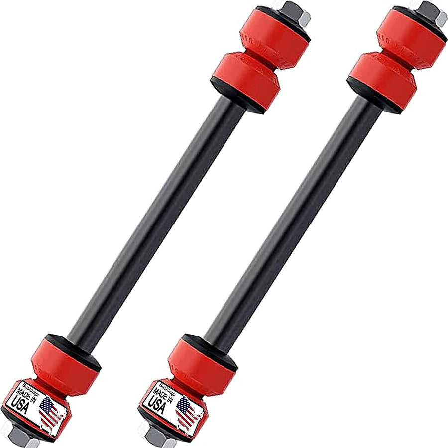 Pair of K700542 K7275 front sway bar stabilizer links with black zinc coating for Ford Ranger and Ram 1500.