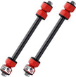 K700542 K7275 Front Sway Bar Stabilizer Link Kit (Pair) - Fits Ford Ranger, Explorer, Ram 1500, Mazda B-Series | Black Zinc Coated | USA Made CODE RED