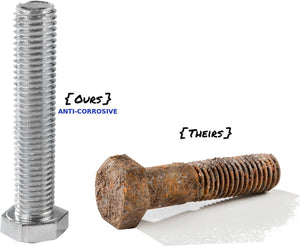 Complete 2-piece front stabilizer link hardware set for K700542 and K7275.