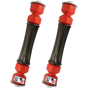 Pair of CODE RED heavy-duty front sway bar stabilizer links K80631 K700539 for Chevy and GMC trucks.