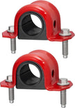 4 PC Code Red Extreme Front Sway Bar Bracket Kit + Front Bushing Kit FITS Jeep Wrangler 1997-2006, Designed And Manufactured In The USA